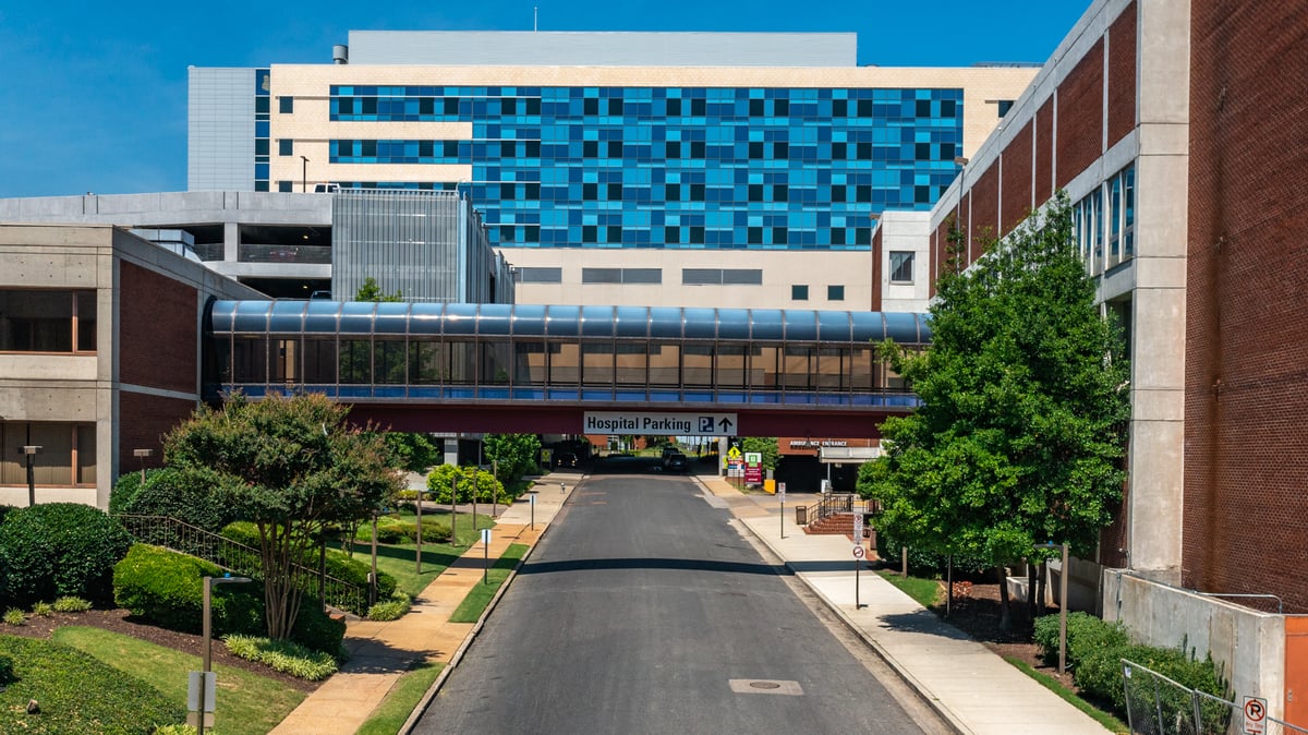 methodist university hospital downtown well maintained trees and shrubs