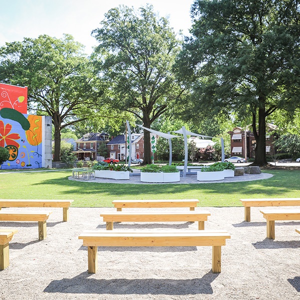 School ground garden