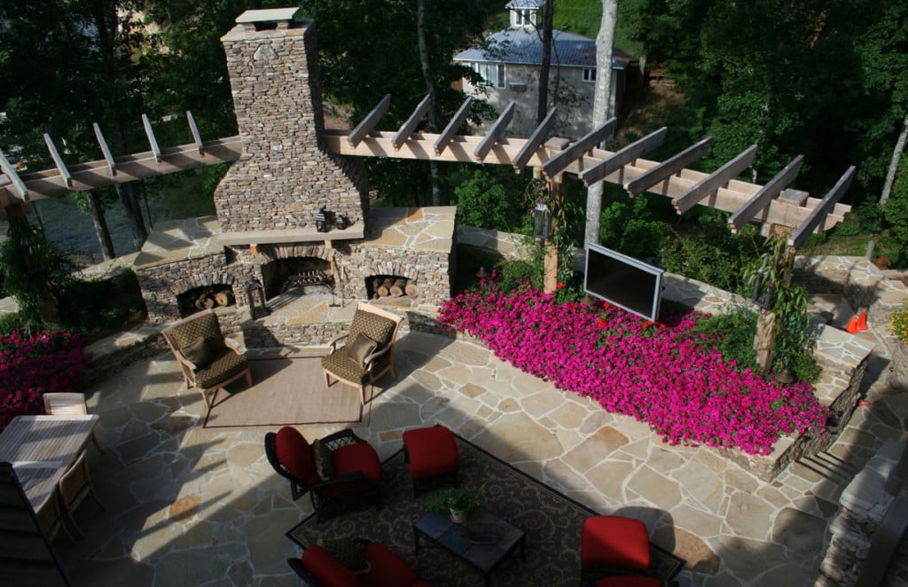 Outdoor Kitchen for a senior living facility